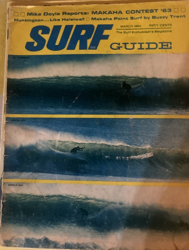 Surf Magazine-«Surf Guide» March 1964- Free shipping