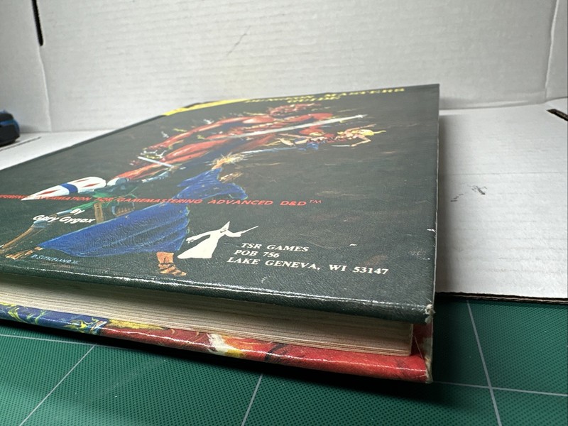1979 AD&D Dungeon Masters Guide TSR Games Gary Gygax Hardcover 1st Edition (D) gallery