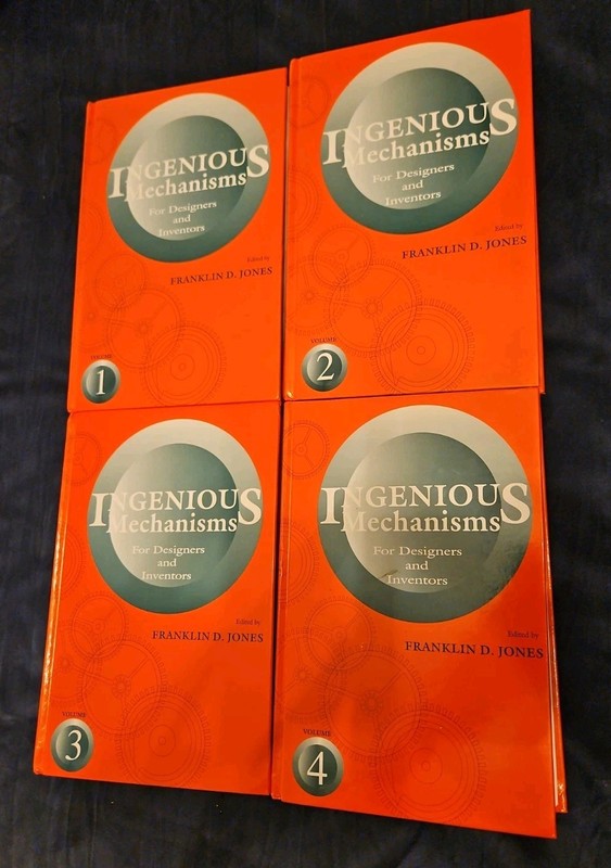 Ingenious Mechanisms Designers Inventors Industrial Press Vol 1-4 Hardcover Rare