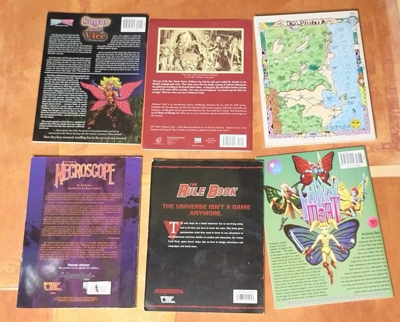 45 RPG D20 Books Shadowrun Ars Magica FASA Atlas Mongoose DnD Penumbra Arcanum gallery