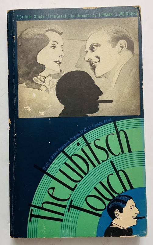 Lubitsch Touch Herman G Weinberg 1968 Film Cinema Director Paperback VG