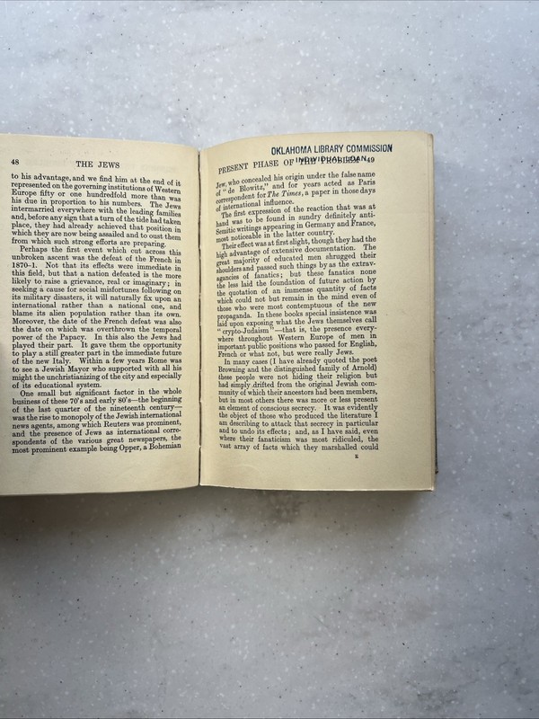 Hilaire Belloc | The Jews | 1937 3rd Edition Hardcover Ex-Library gallery