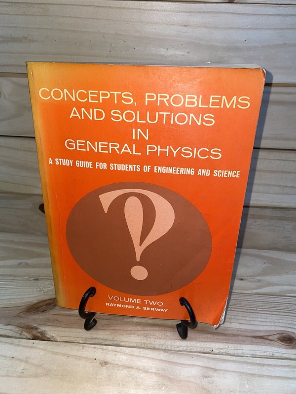 Vintage 1975 Concepts Problems & Solutions In General Physics VOL 2 PB (A28)