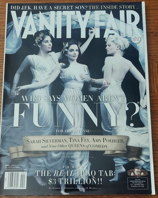 Vanity Fair April 2008 #572 Sarah Silverman Tina Fey Amy Poehler