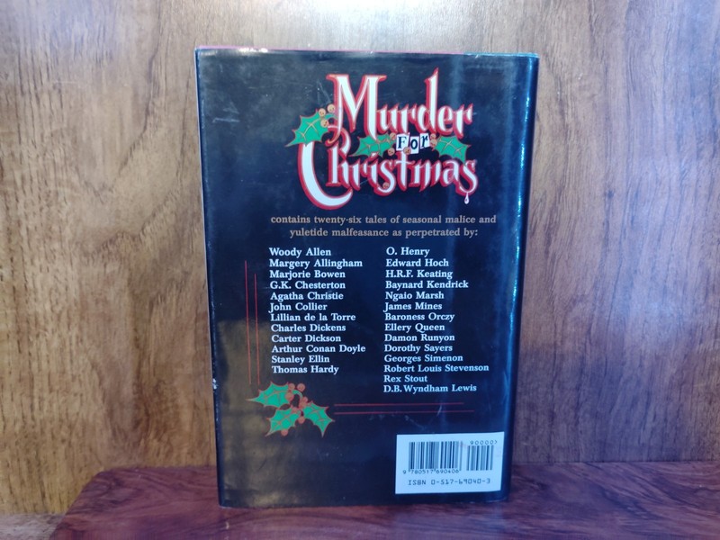 Murder for Christmas HC Godfrey Wilson 26 Mystery Tales Christie Sayers Queen gallery