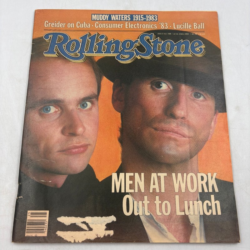 Rolling Stone June 23 1983 Men At Work Magazine Music Pop Culture