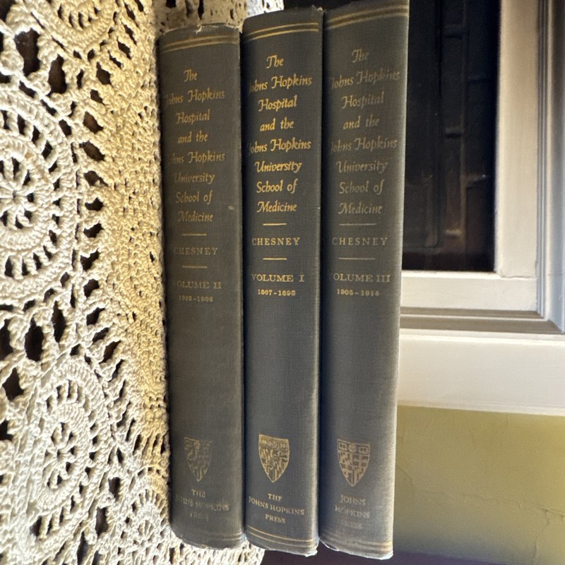 FULL SET History of Johns Hopkins Medicine 3-Vol 1st Ed incs Orig Block Plan gallery