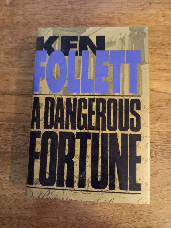 A DANGEROUS FORTUNE by Ken Follett 1993 Delacorte HCDJ BVD 1st Edition