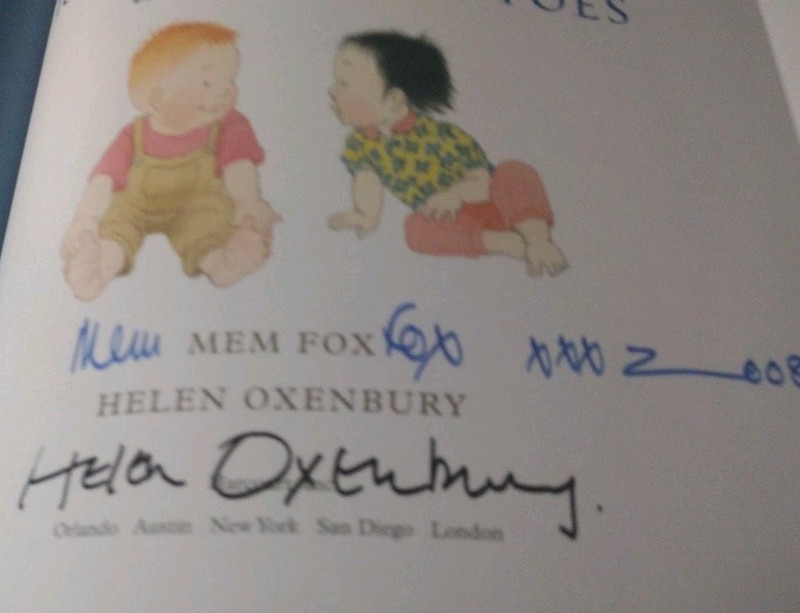 Ten Little Fingers SIGNED by illustrator, Helen Oxenbury & Author Mem Fox HB gallery