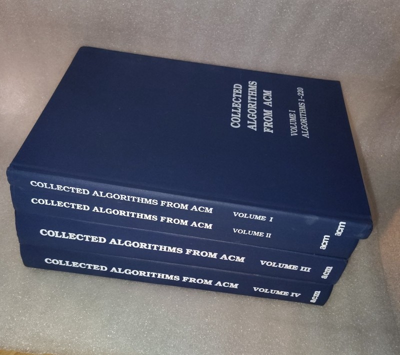 Collected Algorithms from ACM Volumes I-IV 1980-1983 Computer Science