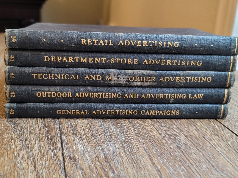 5 Old Books from the Institute of Business Science Nos: 39,40,41,42,43