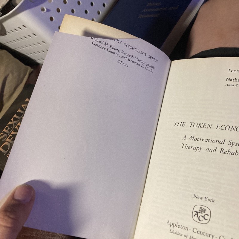 THE TOKEN ECONOMY: A MOTIVATIONAL SYSTEM FOR THERAPY AND By Teodoro Ayllon gallery