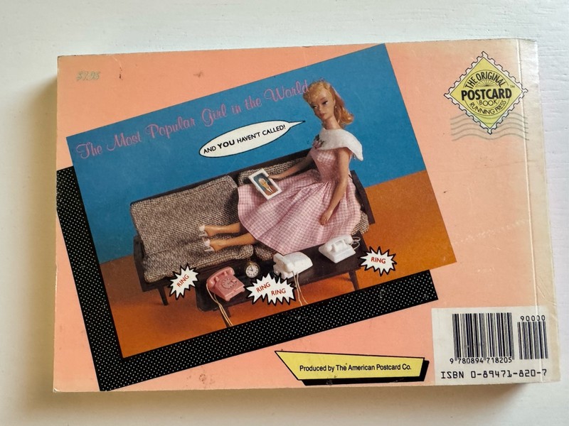"Nostalgic Barbie: A Postcard Book" from 1990, featuring 30 detachable postcards gallery