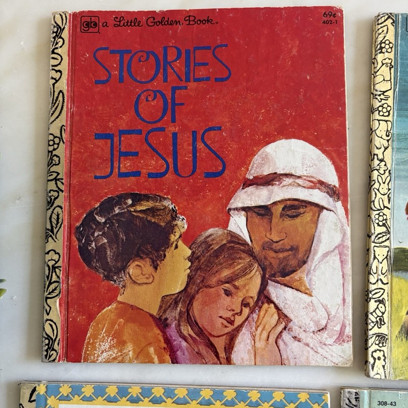 VTG Set of 6 Little Golden Books Faith-based Christian children’s gallery