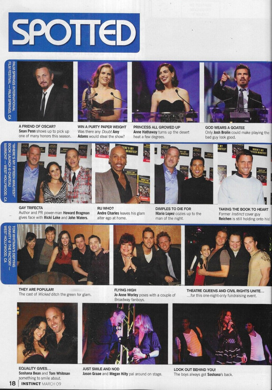 Instinct Gay Magazine Billy Steeves Annual Grooming Awards Fashion Tim Gunn gallery