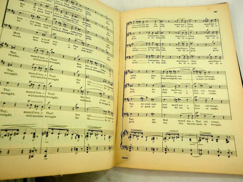Lohengrin in Three Acts by Richard Wagner Sheetmusic G. Schirmer's Hardcover gallery