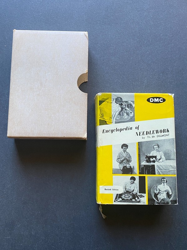 1971 – Encyclopedia of Needlework – Dillmont – Revised – Dust Jacket Slip Case
