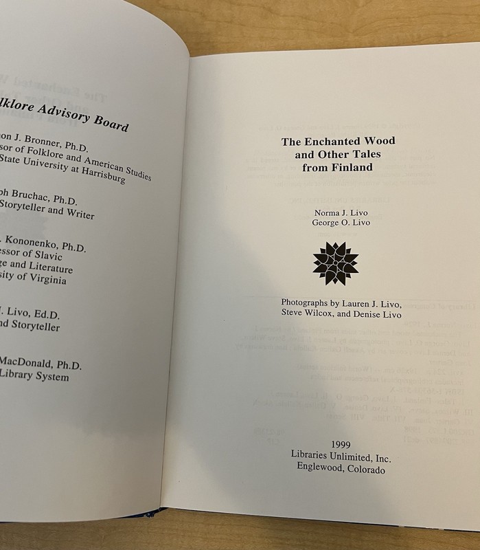 World Folklore Ser.: Enchanted Wood and Other Tales from Finland by Norma Livo gallery