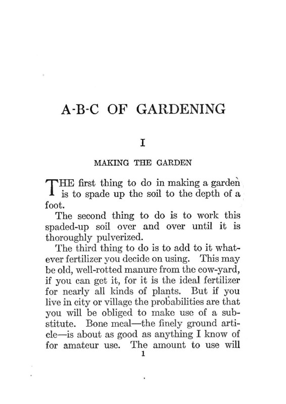A-B-C Of Gardening 1915 (115 Pages) gallery