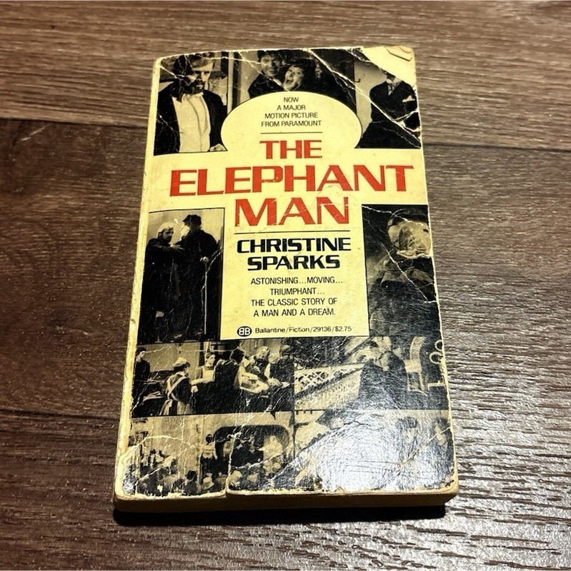 Ballantine The Elephant Man Paperback Christine Sparks Film/TV Adaptation