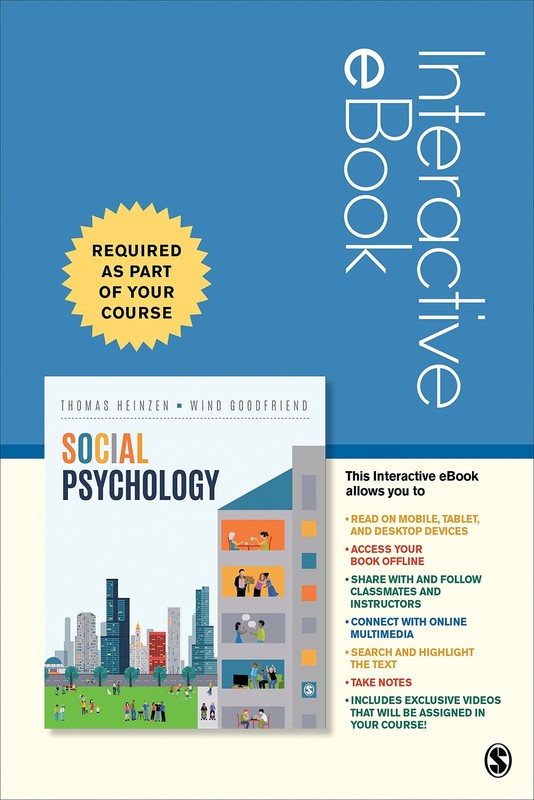 Social Psychology Interactive eBook – Heinzen, Thomas E.|Goodfriend, Wind – …