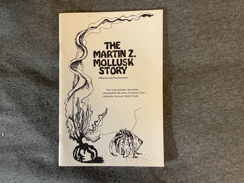 Ocean City NJ The Martin Z. Mollusk Story PB Book Hermit Crab 1981 38 Pages
