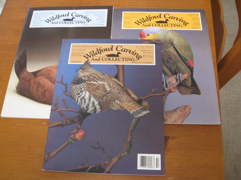 1995 Wildfowl Carving And Collecting Magazines All 4 Seasons Vols. 1, 2, 3, 4