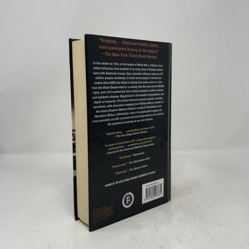 The Great Influenza by John M. Barry HC First Thus Like New 2018 gallery