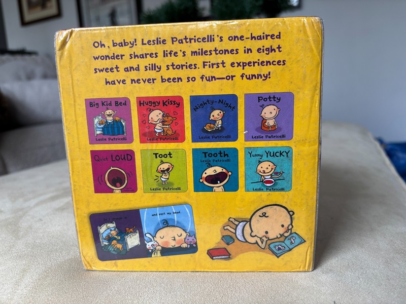 LESLIE PATRICELLI'S LITTLE LIBRARY - 8 Board Books For Baby gallery