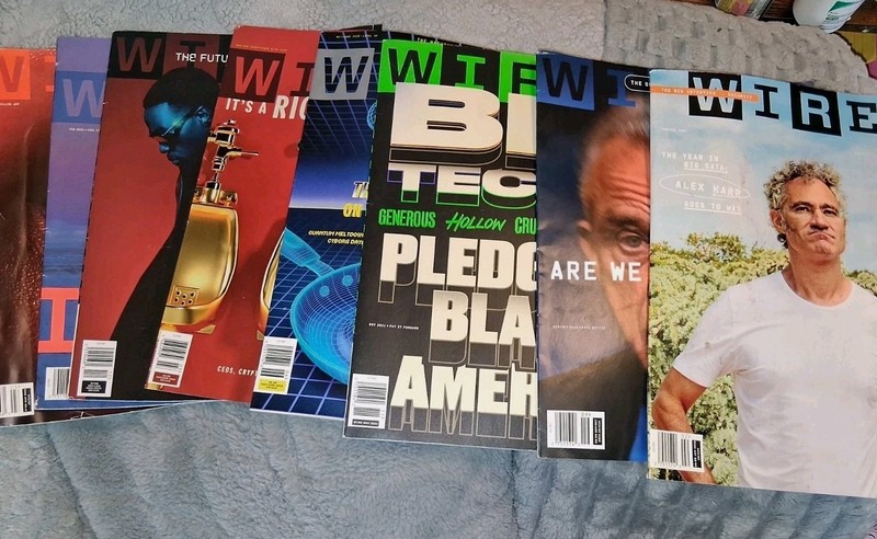 Wired Magazine Lot of 8