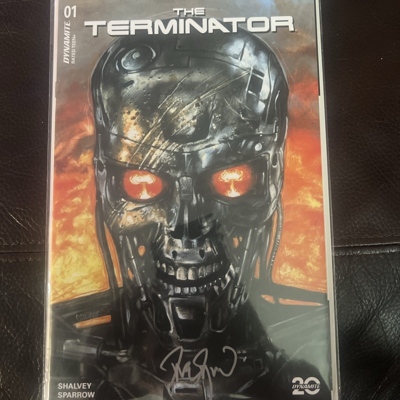 SIGNED WITH COA TERMINATOR #1 NYCC 2024 Exclusive VARIANT BY Dave Dorman