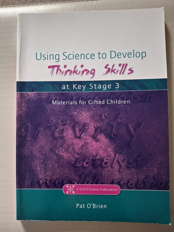 Using Science to Develop Thinking Skills at Key Stage 3 by Pat O’Brien (2004,…