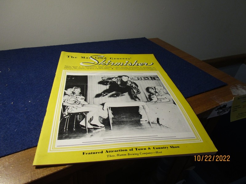 Rare April 1962 Maryland Grocers Magazine Famous Ice Skating Georg Von Birgelen