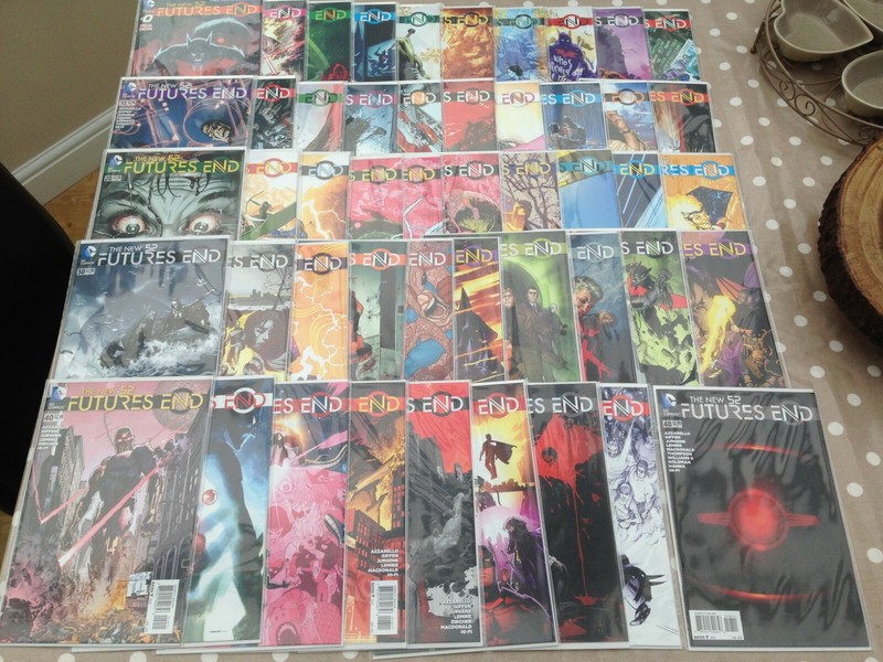Futures End #0 to #48, #1 Signed by Jeff Lemire, Complete Set, Bagged & Boarded
