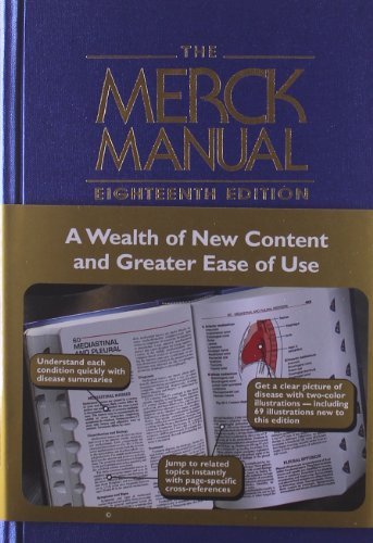The Merck Manual of Diagnosis and Therapy, 18th Edition by Mark H. Beers…