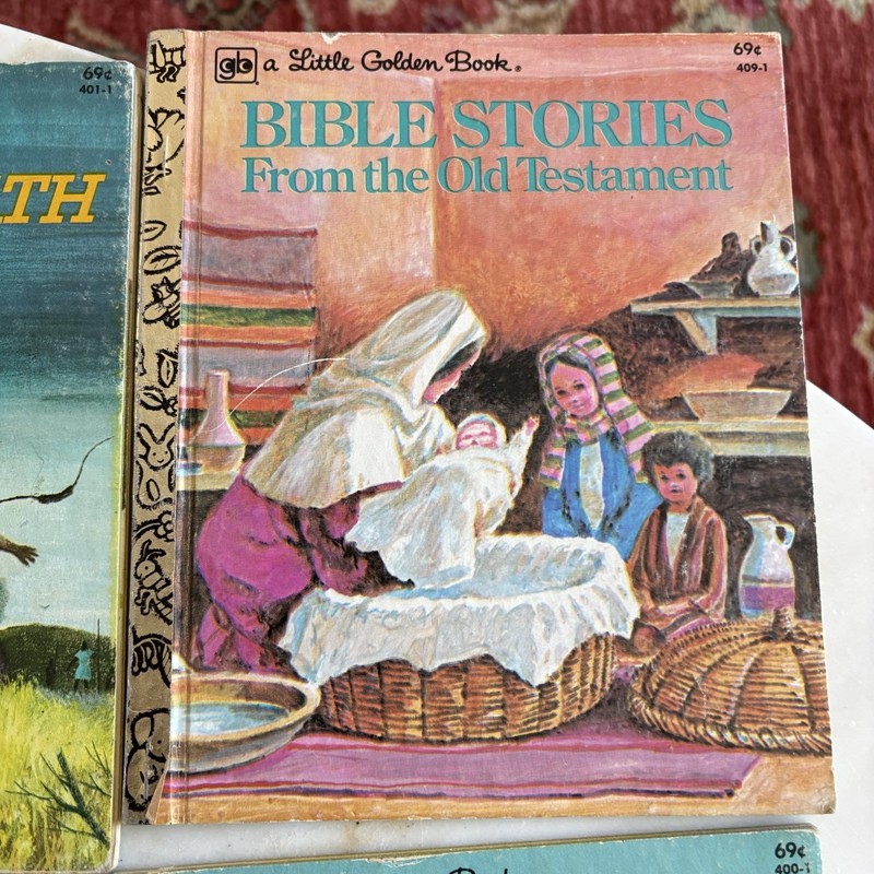 VTG Set of 6 Little Golden Books Faith-based Christian children’s gallery