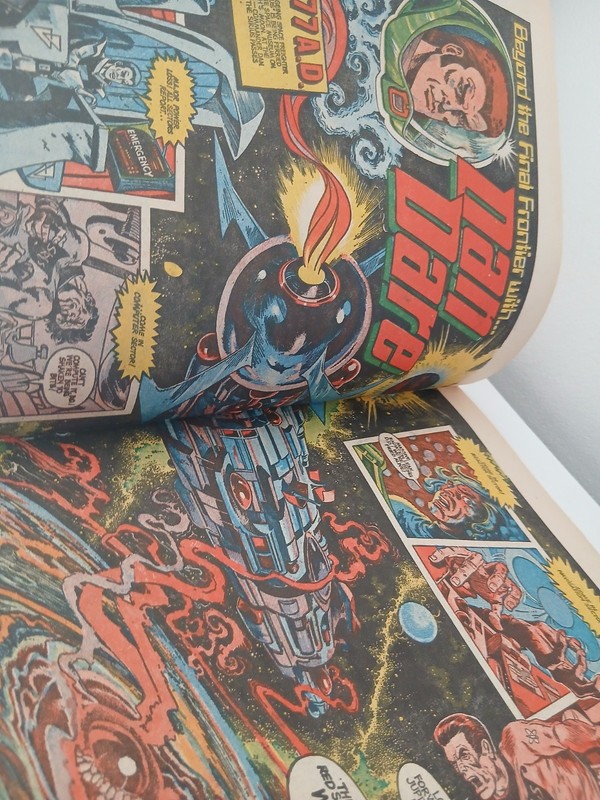 2000AD # 1 KEY 1ST ISSUE FINE 6.0 DAN DARE MACH 1 HARLEM HEROES IPC 1977 gallery