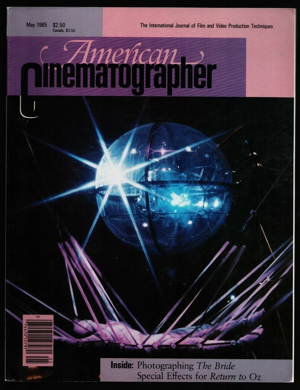 American Cinematographer Magazine v66 #5 May 1985 Return to Oz 021822WENON2