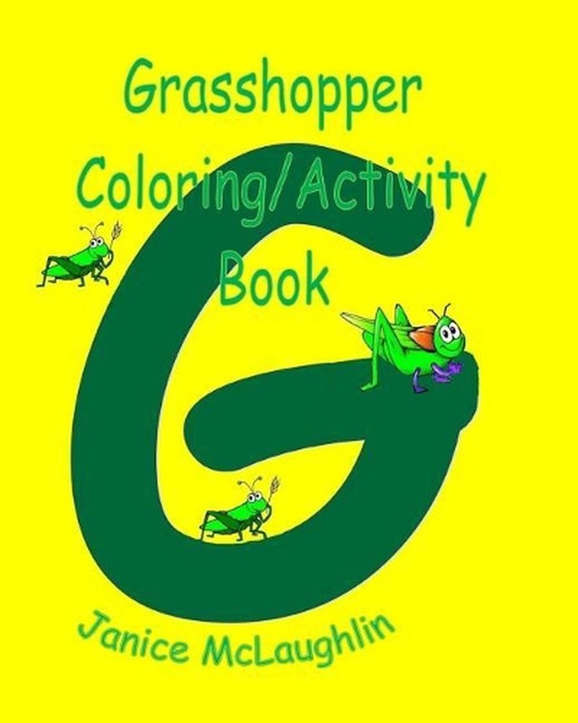 Grasshopper Coloring / Activity Book by Janice McLaughlin (English) Paperback Bo