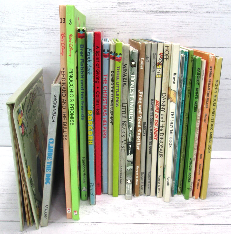 I Can Learn to Read Book Lot 26 First Grade Classroom Home School Disney Vintage