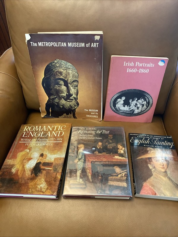 Bundle Of Vintage English British Irish History Painting Portraits Books