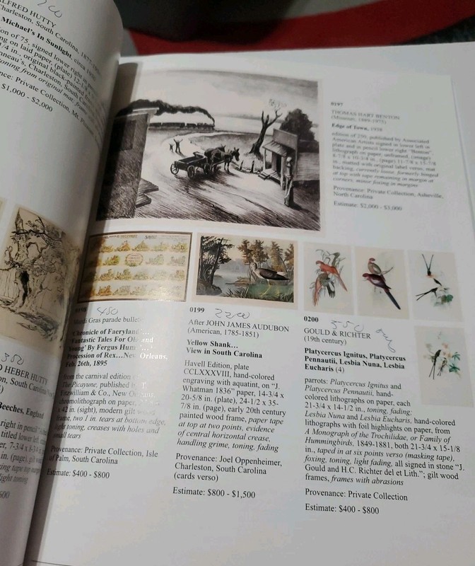 Brunk Auctions Catalog July 10 2010 Salvador Dali Cover Fine Art Ref w/ Prices gallery