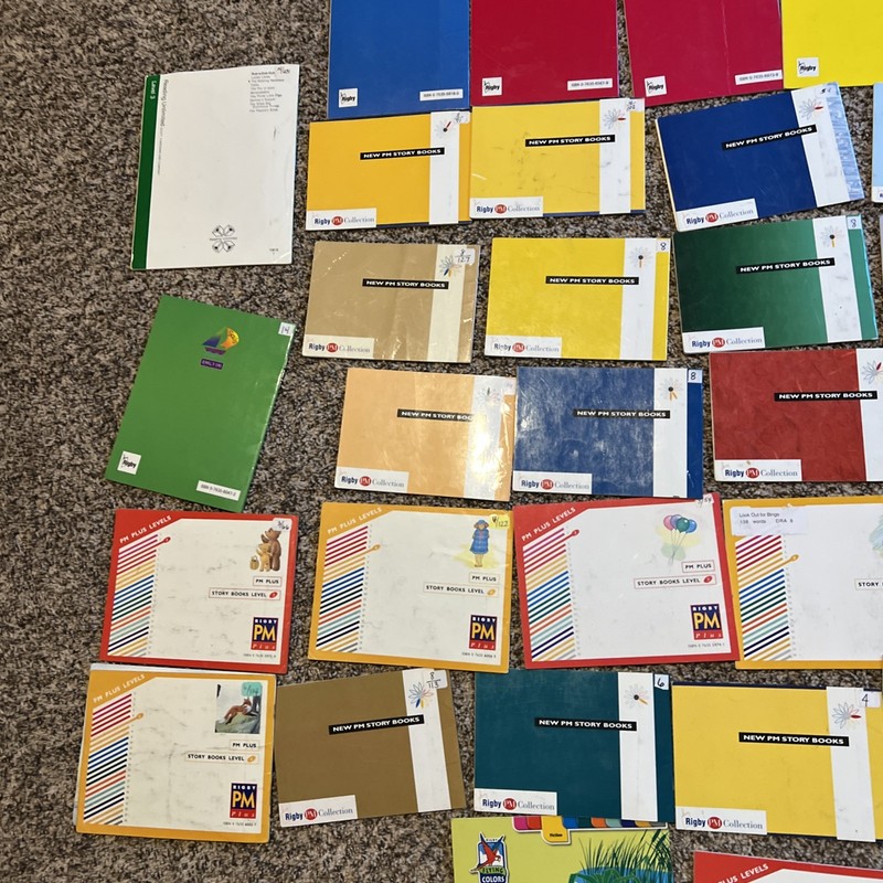 Lot of 44 Rigby PM Story Books Readers Early Learning Homeschool Sight Word K-2 gallery
