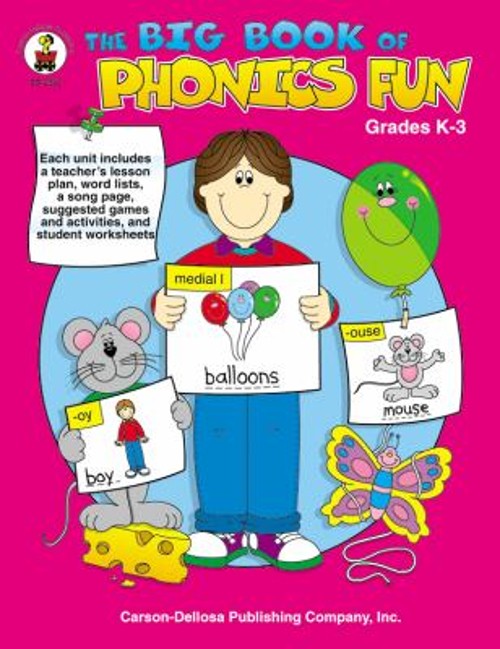 The Big Book of Phonics Fun, Grade K-3 Paperback Barbara Wilson