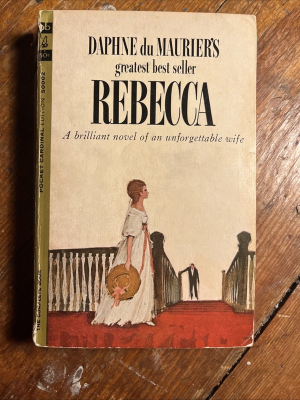Rebecca ~1965 MMP Pocket Cardinal Ed 50002~ Daphne du Maurier Wife Gothic Novel