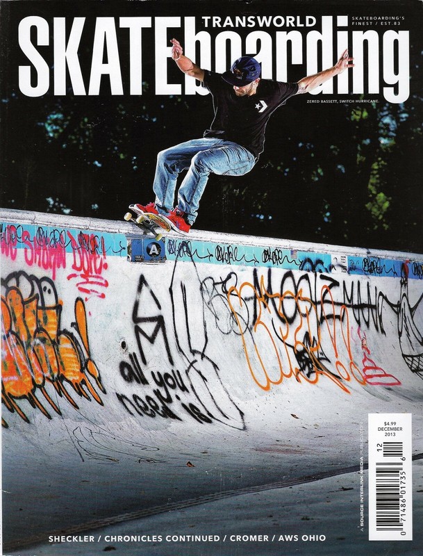 Transworld Skateboarding Magazine / Volume 31 / Issue #12 / December 2013