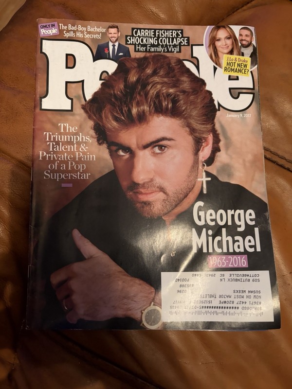 PEOPLE Magazine January 9, 2017 – George Michael Tribute – Carrie Fisher