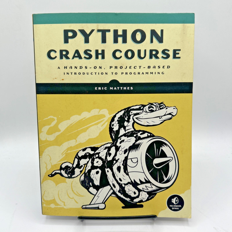 Penguin Random House Python Crash Course – Paperback, by Matthes Eric – Good