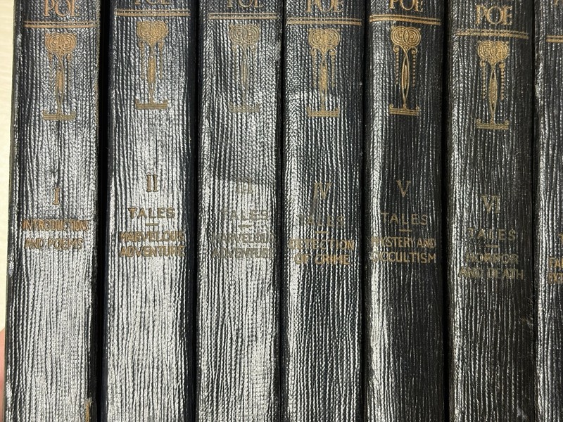 The Works of Edgar Allan Poe 1904, Comm. Edition, The Complete 10 Volume Set gallery