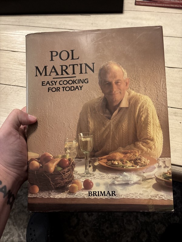 Pol Martin Easy Cooking for Today Cookbook Hardcover Recipes Coffee Table Decor